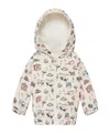 Moncler Long-sleeved Hooded Jacket In Pink