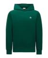 Moncler Long-sleeved Hoodie In Green