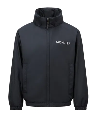 Moncler Long-sleeved Jacket In Blue