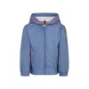 Moncler Long-sleeved Jacket In Blue