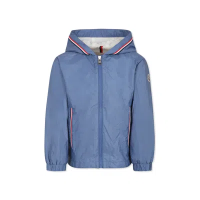 Moncler Long-sleeved Jacket In Blue
