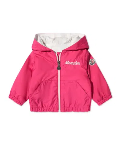 Moncler Long-sleeved Jacket In Pink