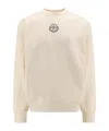 Moncler Long-sleeved Rib Sweater In White