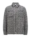 Moncler Long-sleeved Shirt And Jacket In Gray