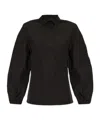 Moncler Cotton Shirt In Black