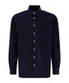 Moncler Long-sleeved Shirt In Blue