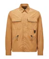 Moncler Grenoble Zennor Day-namic Shell Overshirt Jacket In Brown
