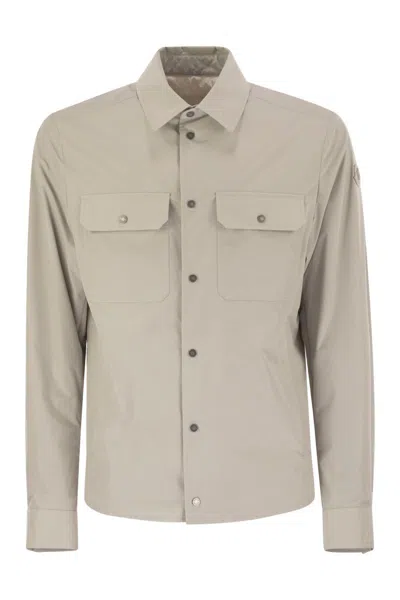Moncler Men Long-sleeved Shirt In Neutral