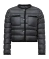Moncler Gencay Short Down Jacket In Black