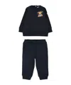 Moncler Long-sleeved Sportswear Suit In Black