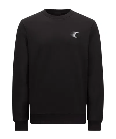 MONCLER MONCLER LOGO PATCH SWEATSHIRT