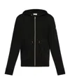 Moncler Long-sleeved Sweater In Black