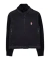 Moncler Long-sleeved Sweater In Black