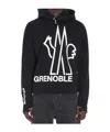 Moncler Logo Hoodie In Black