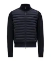 Moncler Tricot Cardigan In Blue