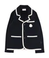 Moncler Long-sleeved Sweater In Blue