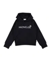 Moncler Hoodie Logo In Blue