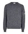 Moncler Wool Cashmere Pocket Sweater In Gray