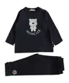 Moncler Long-sleeved Sweater Set In Blue