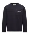 Moncler Long-sleeved T-shirt In Black