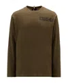 Moncler Long Sleeved T-shirt In Green