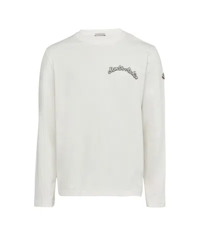 Moncler Long-sleeved T-shirt In White