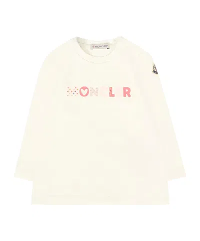 Moncler Long-sleeved Tops In White
