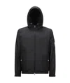 Moncler Lightweight Water-proof Jacket In Black