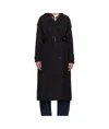 Moncler Long-sleeved Windbreaker In Black