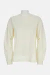 Moncler Long-sleeved Womens T-shirt In White