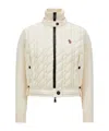 Moncler Long-sleeved Wool Sweater In White