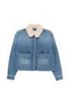 Moncler Long-sleeve Jacket In Blue