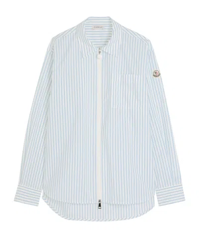 Moncler Long-sleeve Oversized-fit Shirt In White