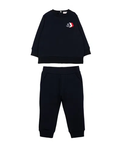 Moncler Long-sleeve Sweatshirt Set In Animal Print