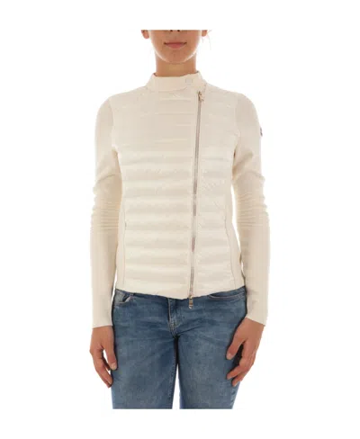 Moncler Long-sleeved Cardigan In Neutral