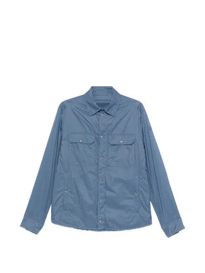 Moncler Long-sleeves Shirt In Blue