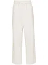 Moncler Loose-leg Corduroy Trousers In Neutrals