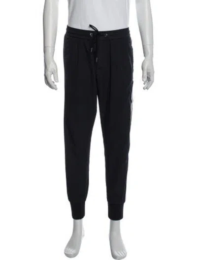 Pre-owned Moncler Lounge Bottoms In Blue