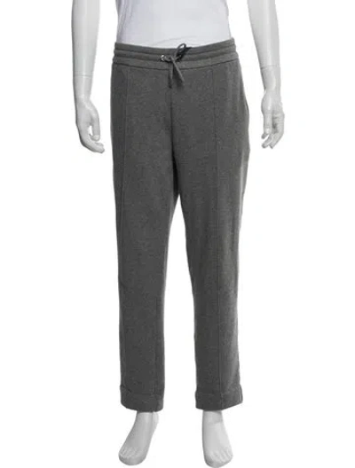 Pre-owned Moncler Lounge Bottoms In Gray