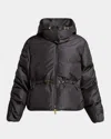 Moncler Louviere Puffer Jacket With Detachable Hood In Multi