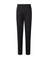 Moncler Low-rise Tailored Trousers In Black