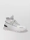 Moncler Low Top Sneakers Collar Sock-like In White