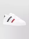 Moncler Low Top Sneakers Contrasting Panels In White