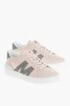 Moncler Low-top Vegan Leather Monaco Sneakers In Pink