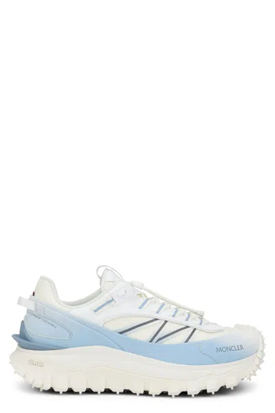 Moncler Trailgrip Sneakers In Technical Fabric And Mesh With Side Lettering Logo In Multi