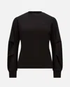 Moncler Black Crewneck Logo T-shirt In Black