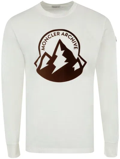 Moncler Ls T-shirt In White