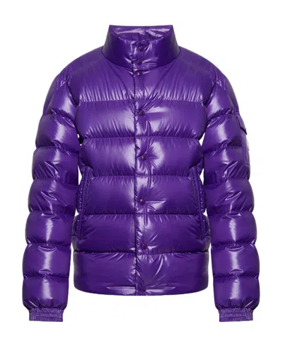 Moncler Lule Down Puffer Jacket In Purple