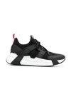 Moncler Lunarove Stretch-design Sneakers In Black