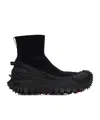 Moncler Monte Runner High-top Sneakers In Black